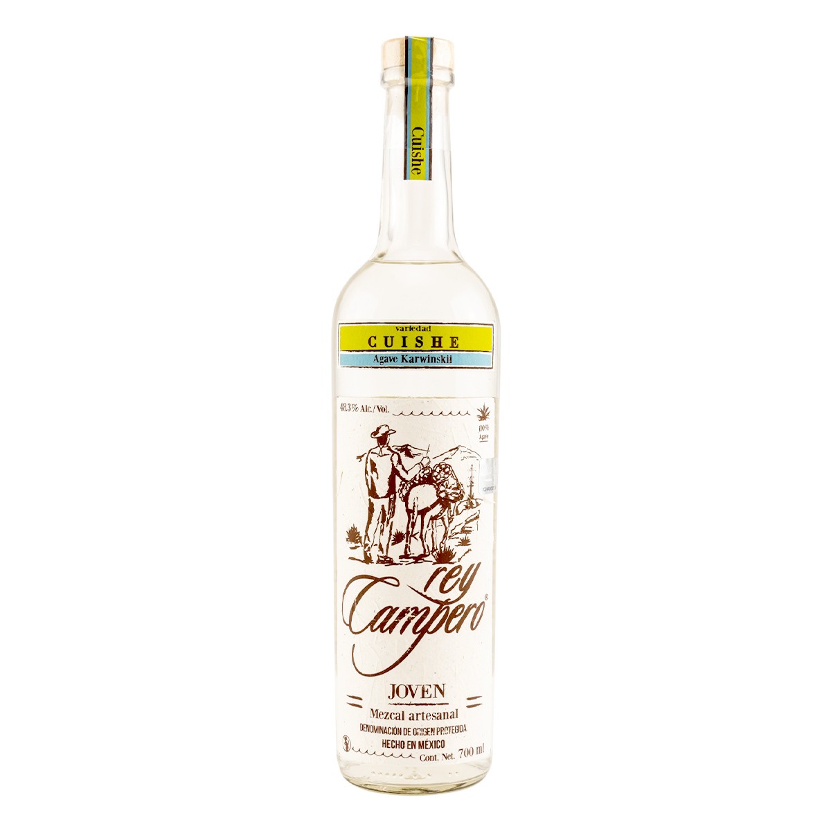 REY CAMPERO CUISHE MEZCAL 48,3% (1 X 0.7 L)