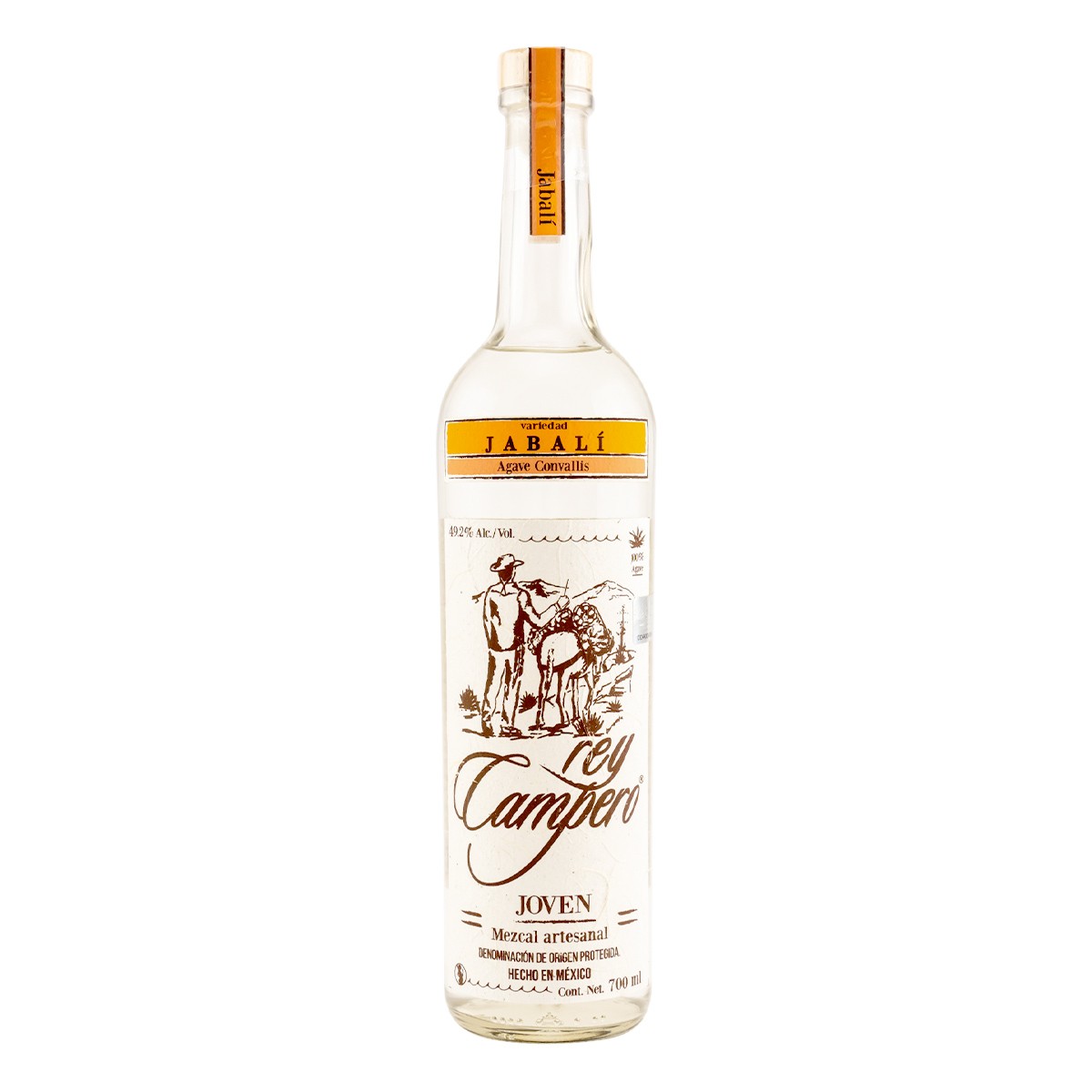 REY CAMPERO JABALI MEZCAL 49,2% (1 X 0.7 L)