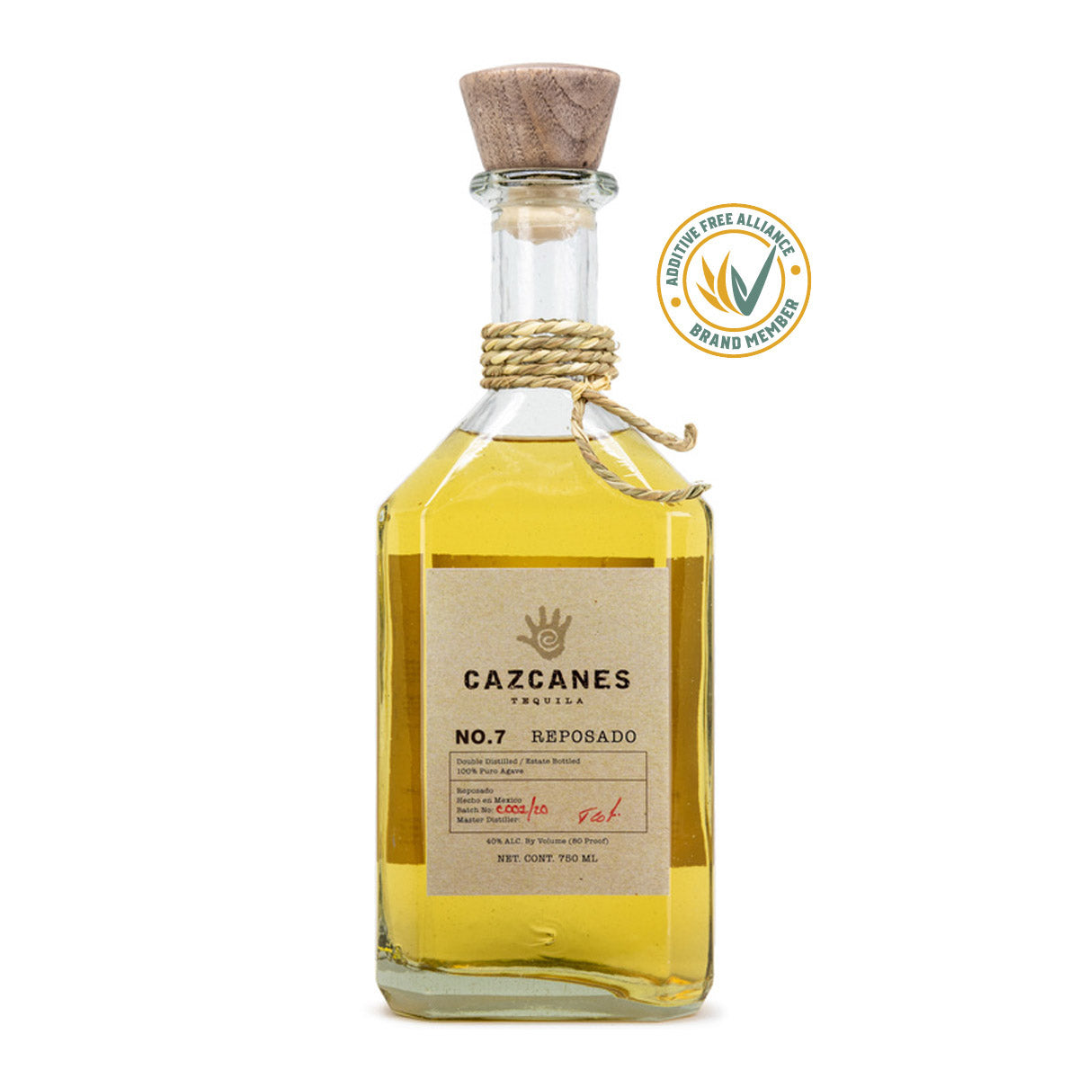 CAZCANES TEQUILA REPOSADO NO.7 | 40% (1 X 0.7 L)