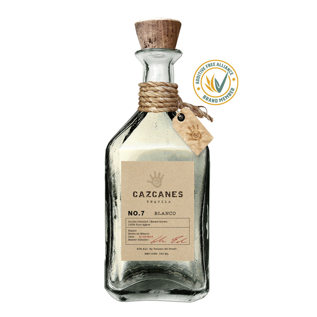 CAZCANES TEQUILA BLANCO NO.7 | 40% (1 X 0.7 L)