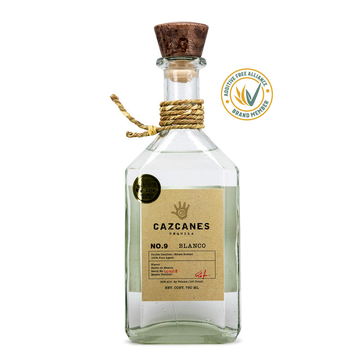 CAZCANES TEQUILA BLANCO NO.9 | 50% (1 X 0.7 L)