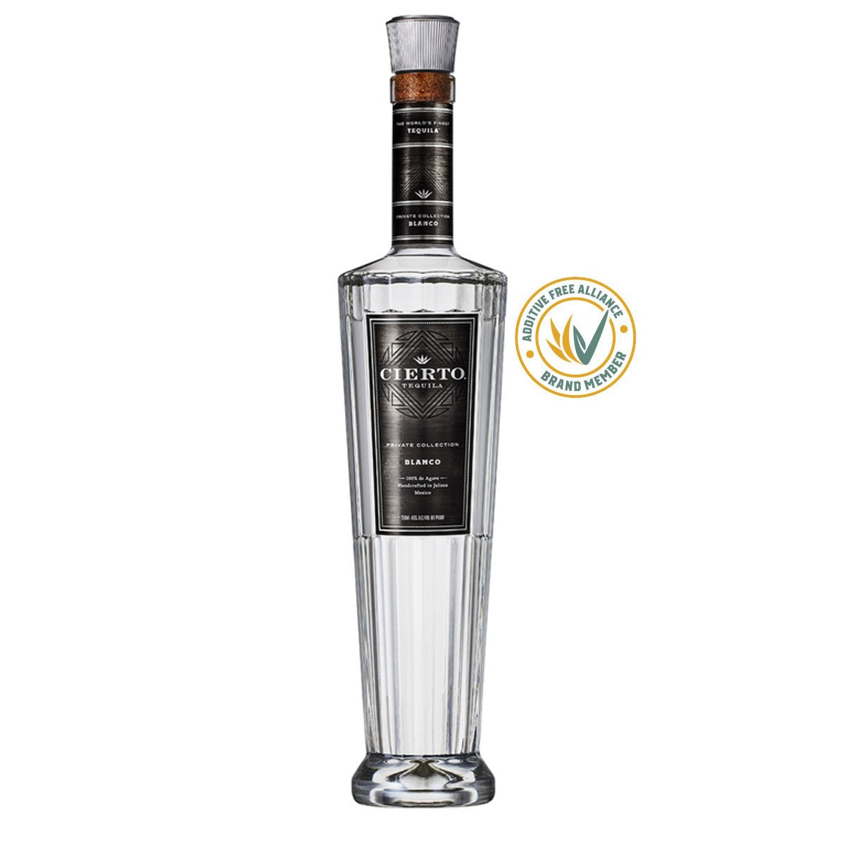 CIERTO TEQUILA BLANCO | PRIVATE COLLECTION 40% (1 X 0.7 L)