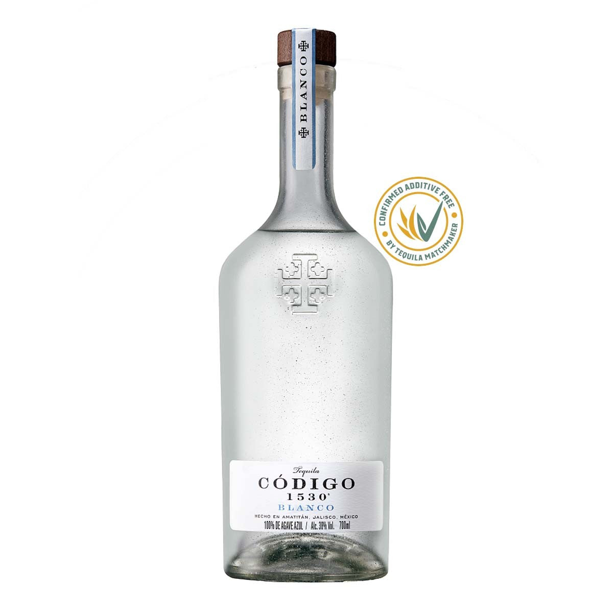 CODIGO 1530 TEQUILA BLANCO 38% (1 X 0.7 L)