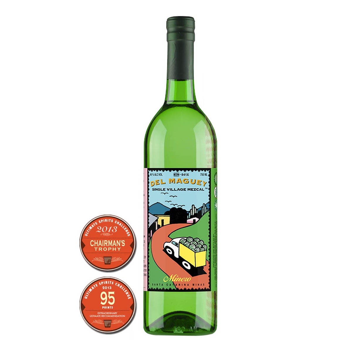 DEL MAGUEY SANTA CATARINA MINAS MINERO MEZCAL 50% (1 X 0.7 L)