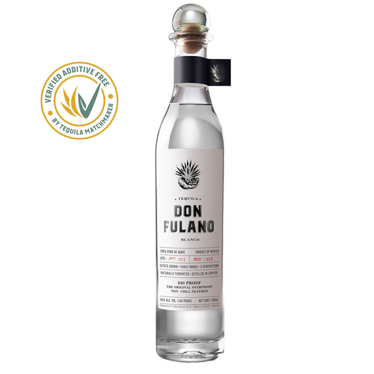 DON FULANO BLANCO FUERTE TEQUILA 50% (1 X 0.7 L)