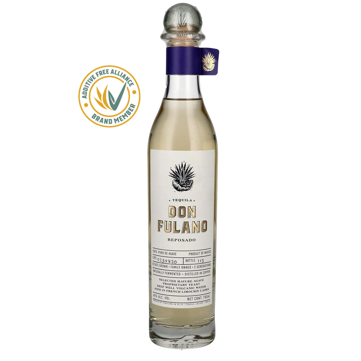 DON FULANO REPOSADO TEQUILA 40% (1 X 0.7 L)