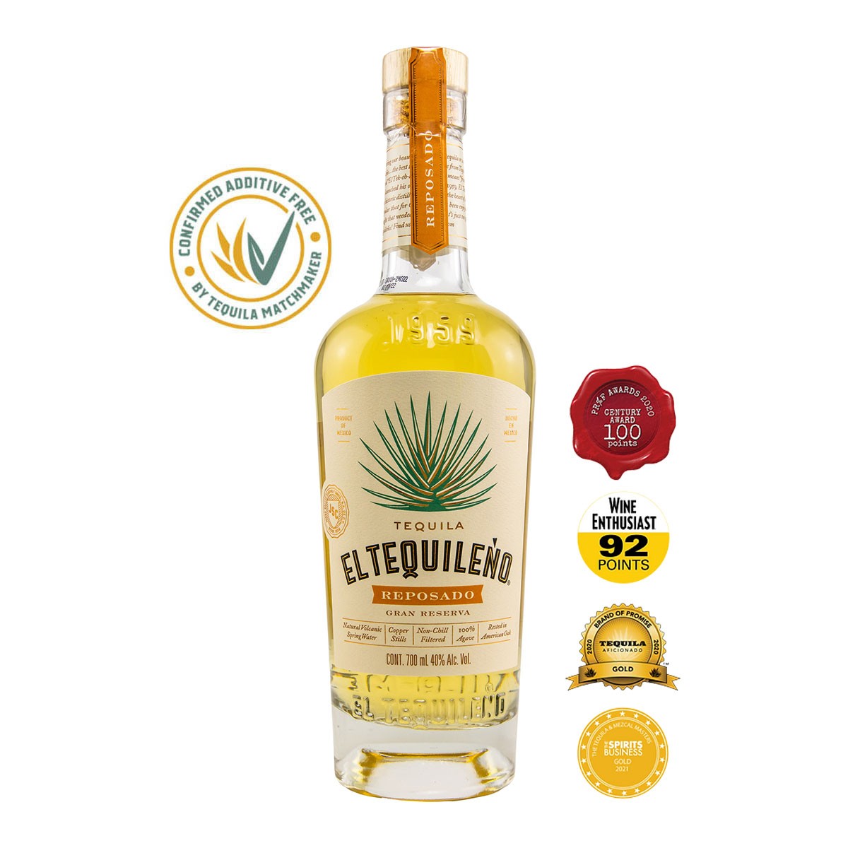 EL TEQUILENO TEQUILA REPOSADO | GRAN RESERVA 40% (1 X 0.7 L)