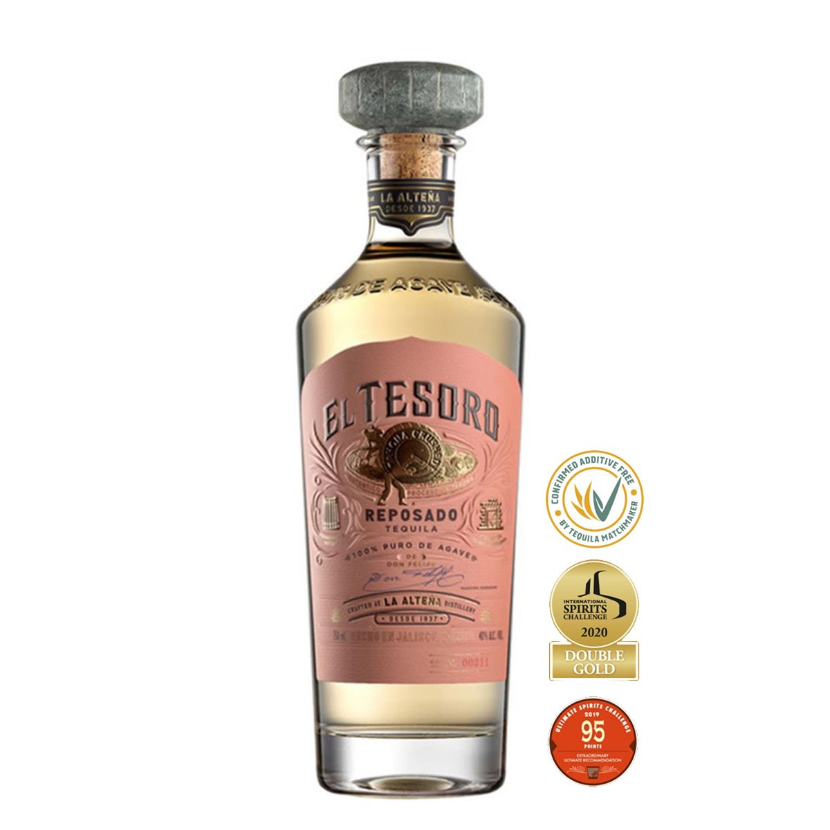 EL TESORO TEQUILA REPOSADO 40% (1 X 0.7 L)