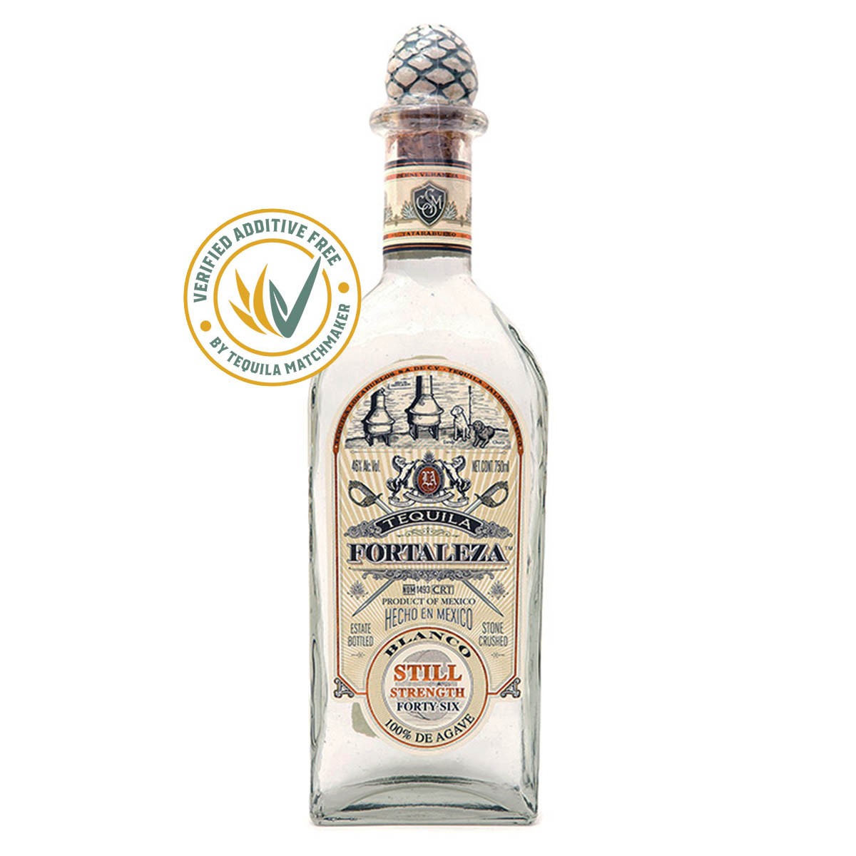 FORTALEZA BLANCO TEQUILA STILL STRENGTH 46% (1 X 0.7 L)