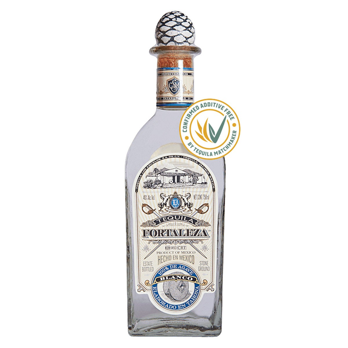 FORTALEZA BLANCO TEQUILA 40% (1 X 0.7 L)