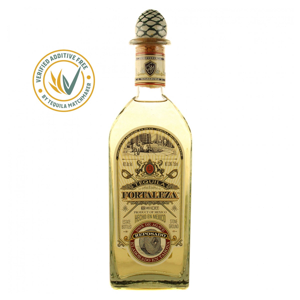 FORTALEZA REPOSADO TEQUILA 40% (1 X 0.7 L)