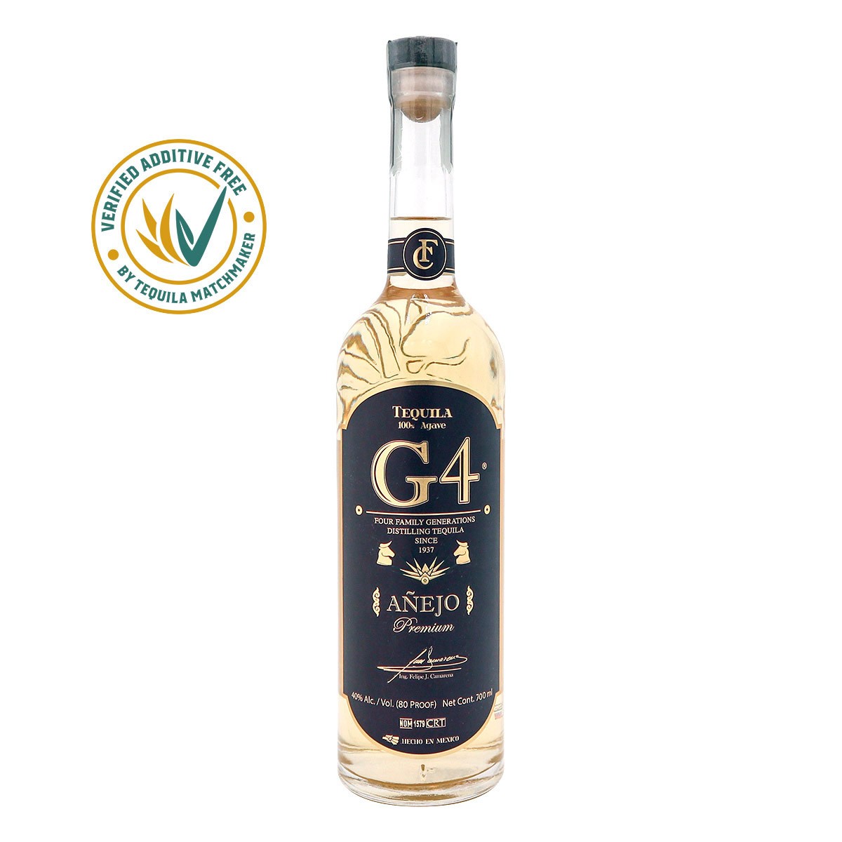 G4 TEQUILA AÑEJO 40% (1 X 0.7 L)