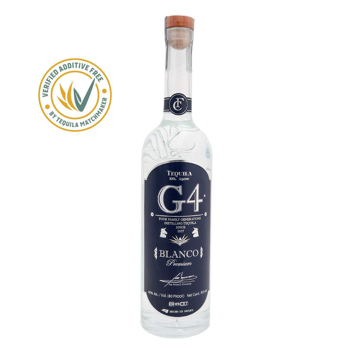 G4 TEQUILA BLANCO 40% (1 X 0.7 L)