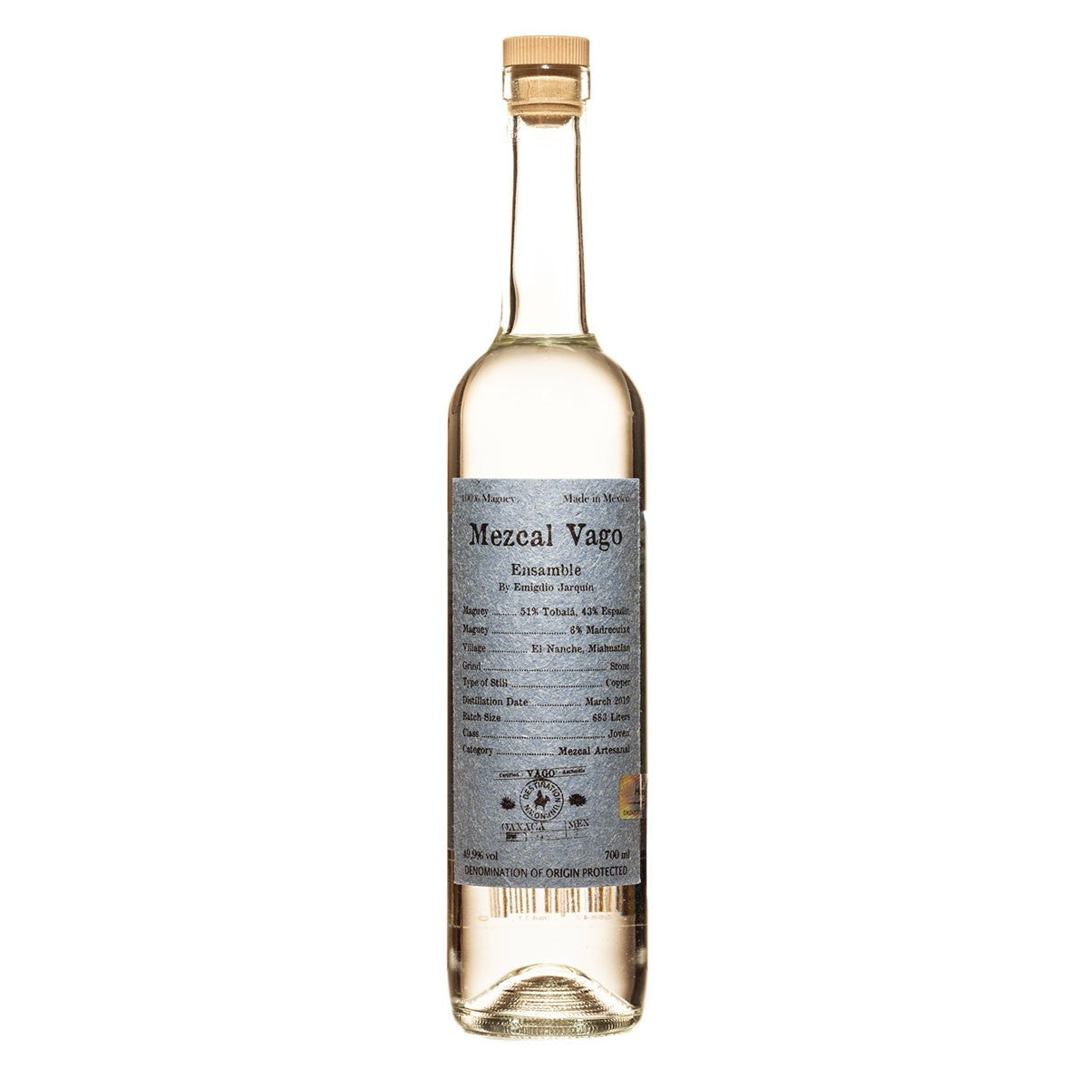 MEZCAL VAGO ENSAMBLE 49,9% | 2019 (1 X 0.7 L)