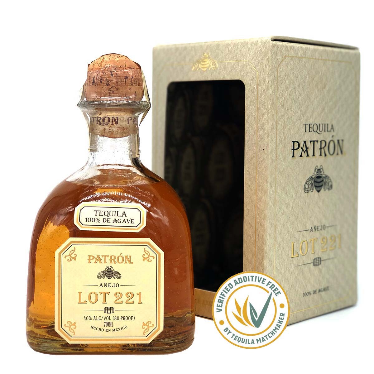 PATRÓN TEQUILA AÑEJO LOT 221 | LIMITED EDITION 40% (1 X 0.7 L)