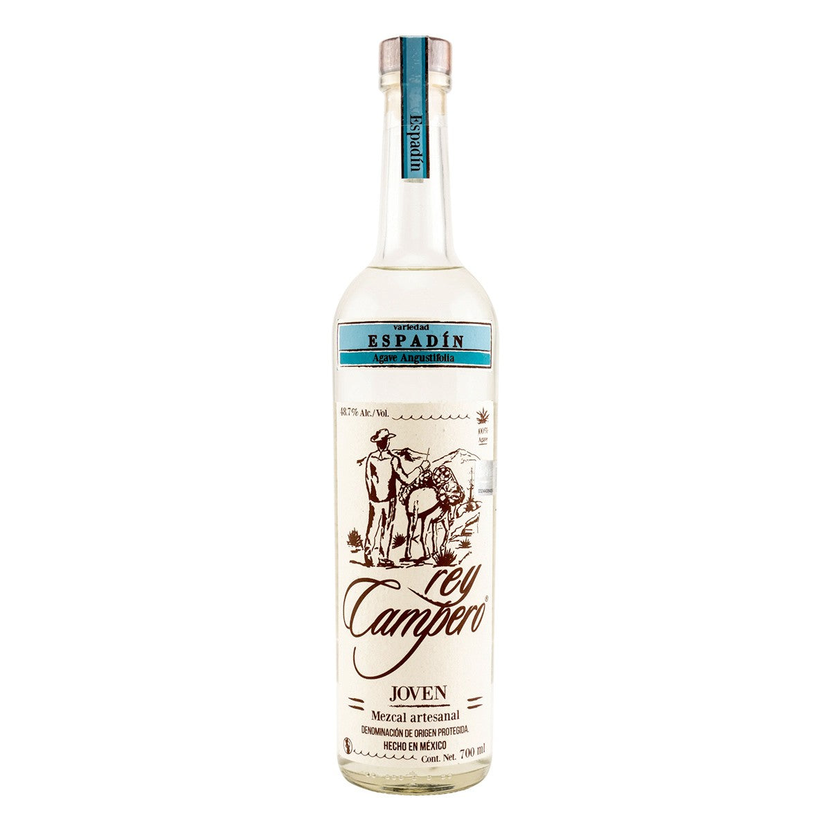 REY CAMPERO ESPADIN MEZCAL JOVEN 48,7% (1 X 0.7 L)