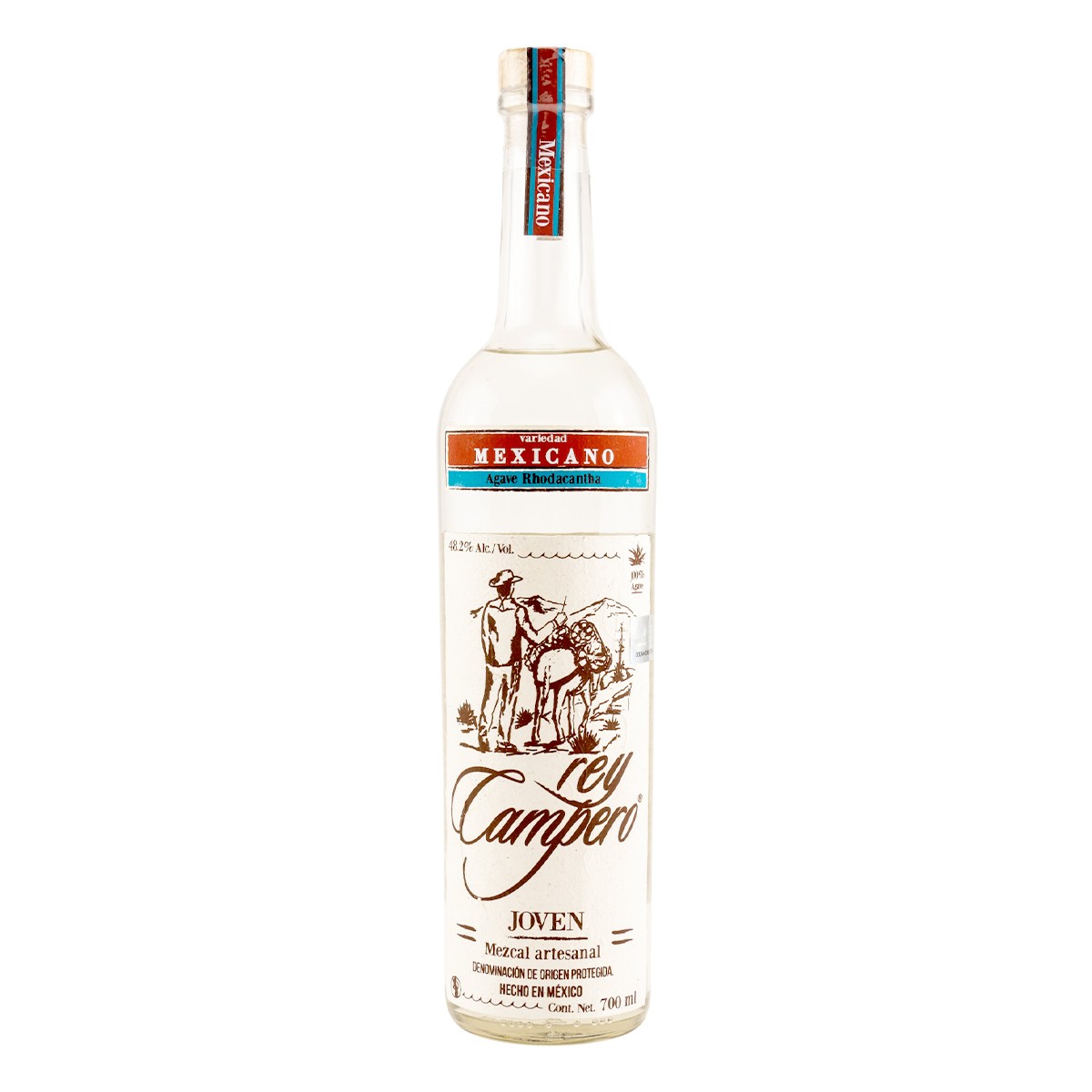 REY CAMPERO MEXICANO MEZCAL 48,2% (1 X 0.7 L)