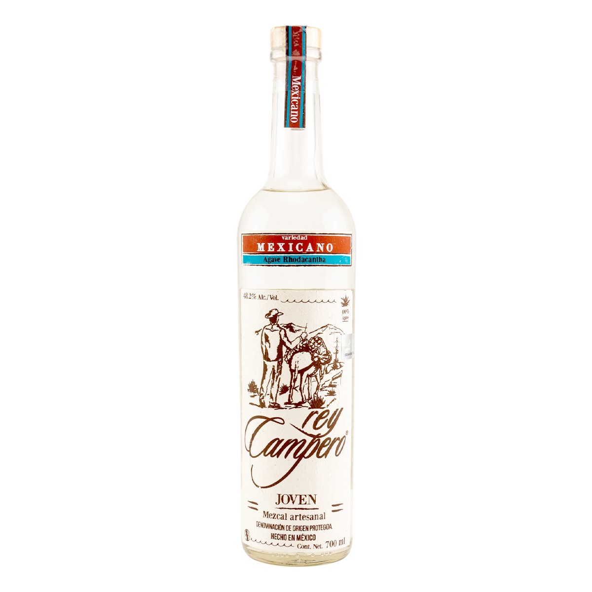 REY CAMPERO MEXICANO MEZCAL JOVEN 48,2% (1 X 0.7 L)