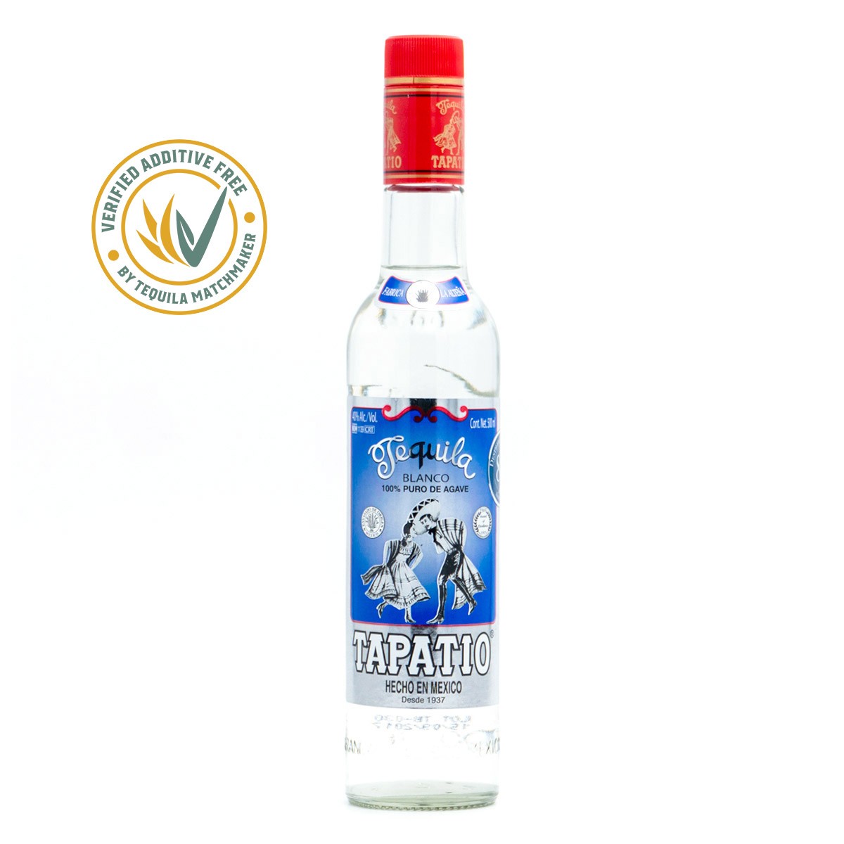 TAPATIO TEQUILA BLANCO 40% (1 X 0.5 L)