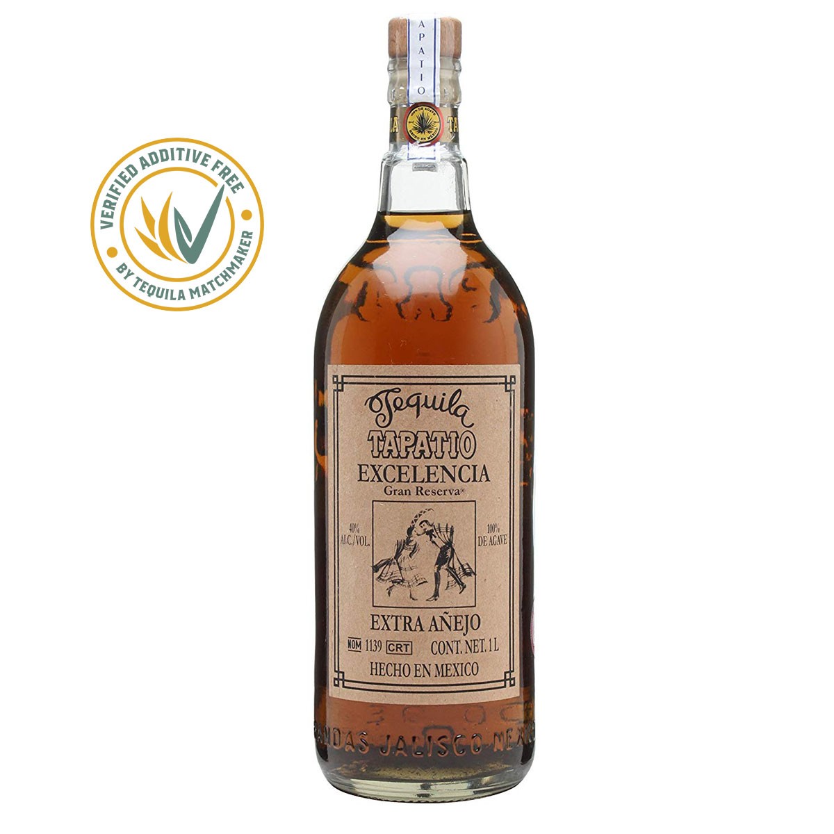 TAPATIO EXCELENCIA GRAN RESERVA EXTRA AÑEJO TEQUILA 40% (1 X 1.0 L)