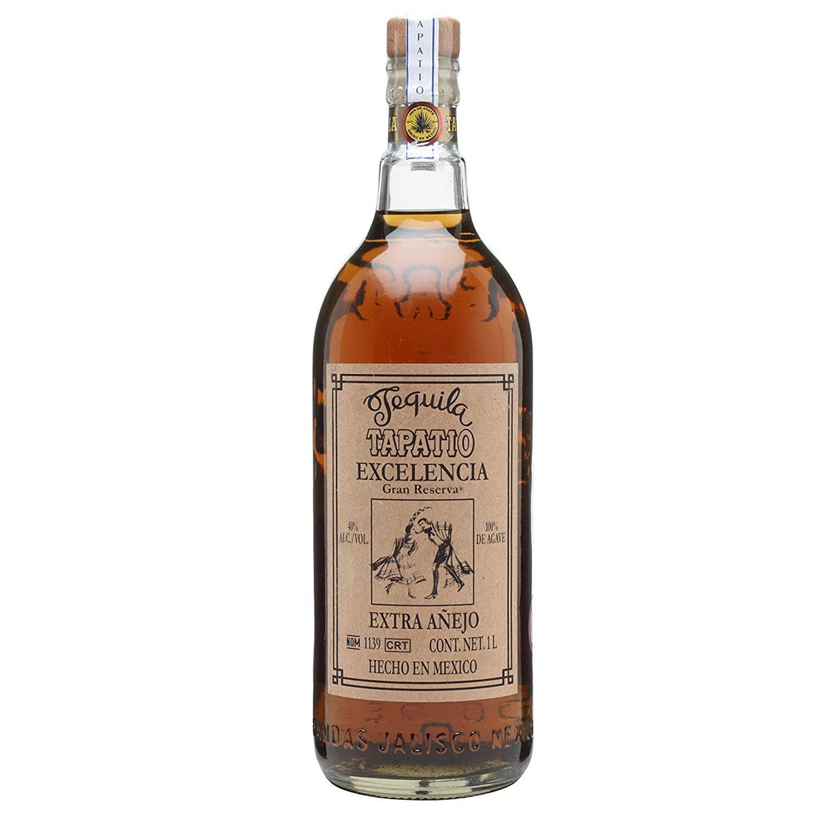 TAPATIO EXCELENCIA GRAN RESERVA EXTRA AÑEJO TEQUILA 40% (1 X 1.0 L)