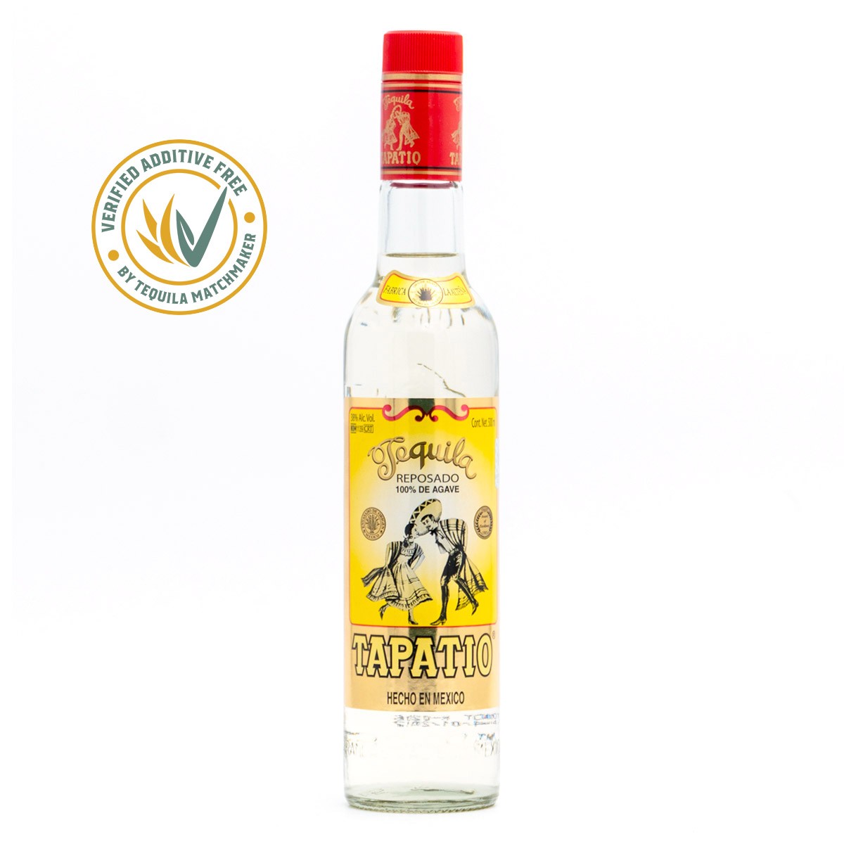 TAPATIO TEQUILA REPOSADO 38% (1 X 0.5 L)