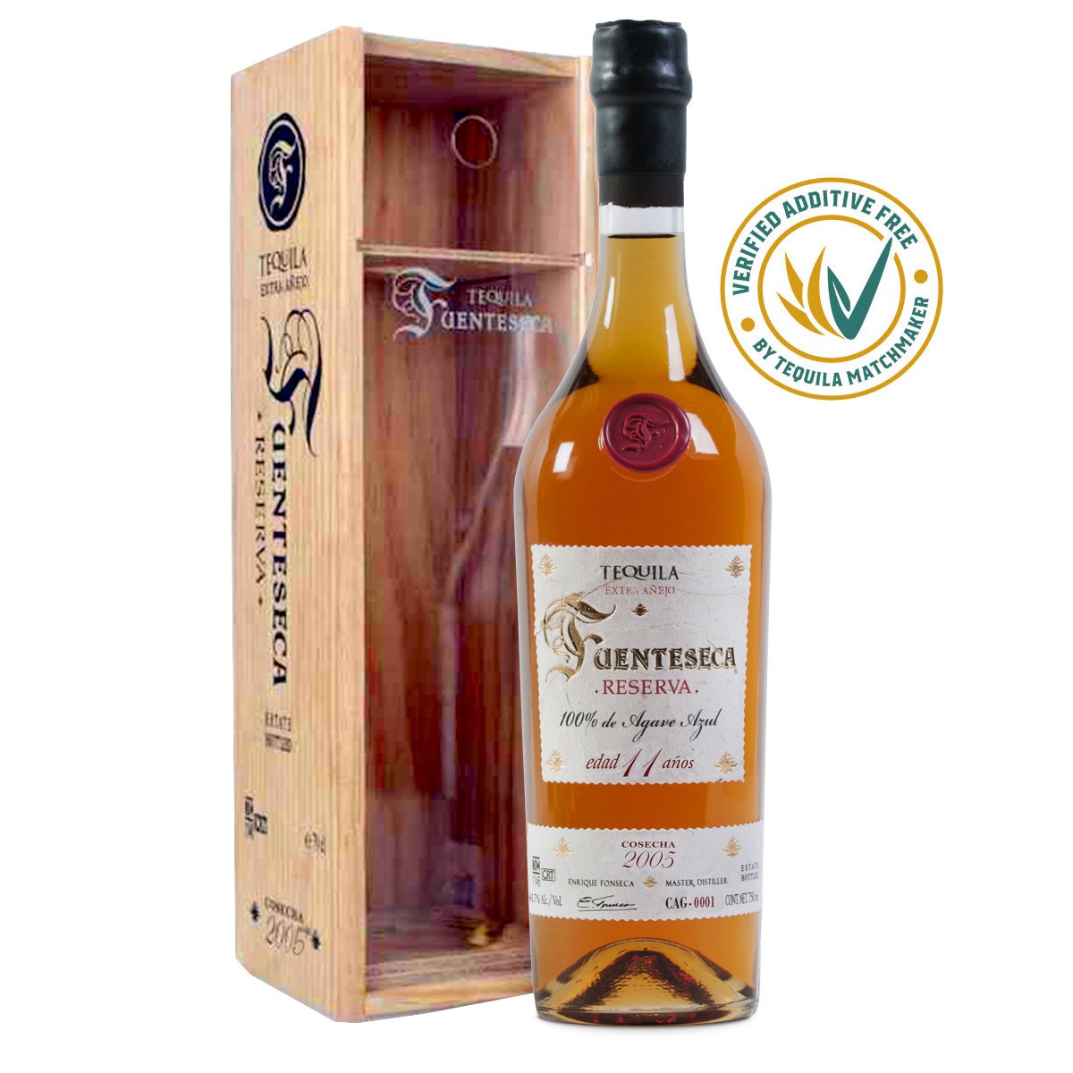 FUENTESECA TEQUILA EXTRA AÑEJO 2005 | 11 JAHRE 41,7% (1 X 0.7 L)