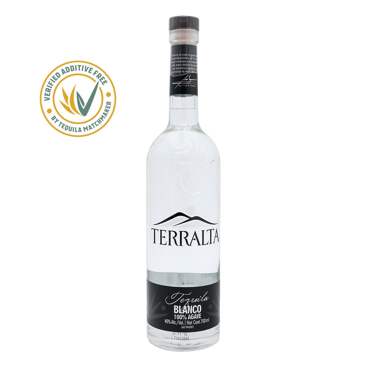 TEQUILA TERRALTA BLANCO 40% (1 X 0.7 L)