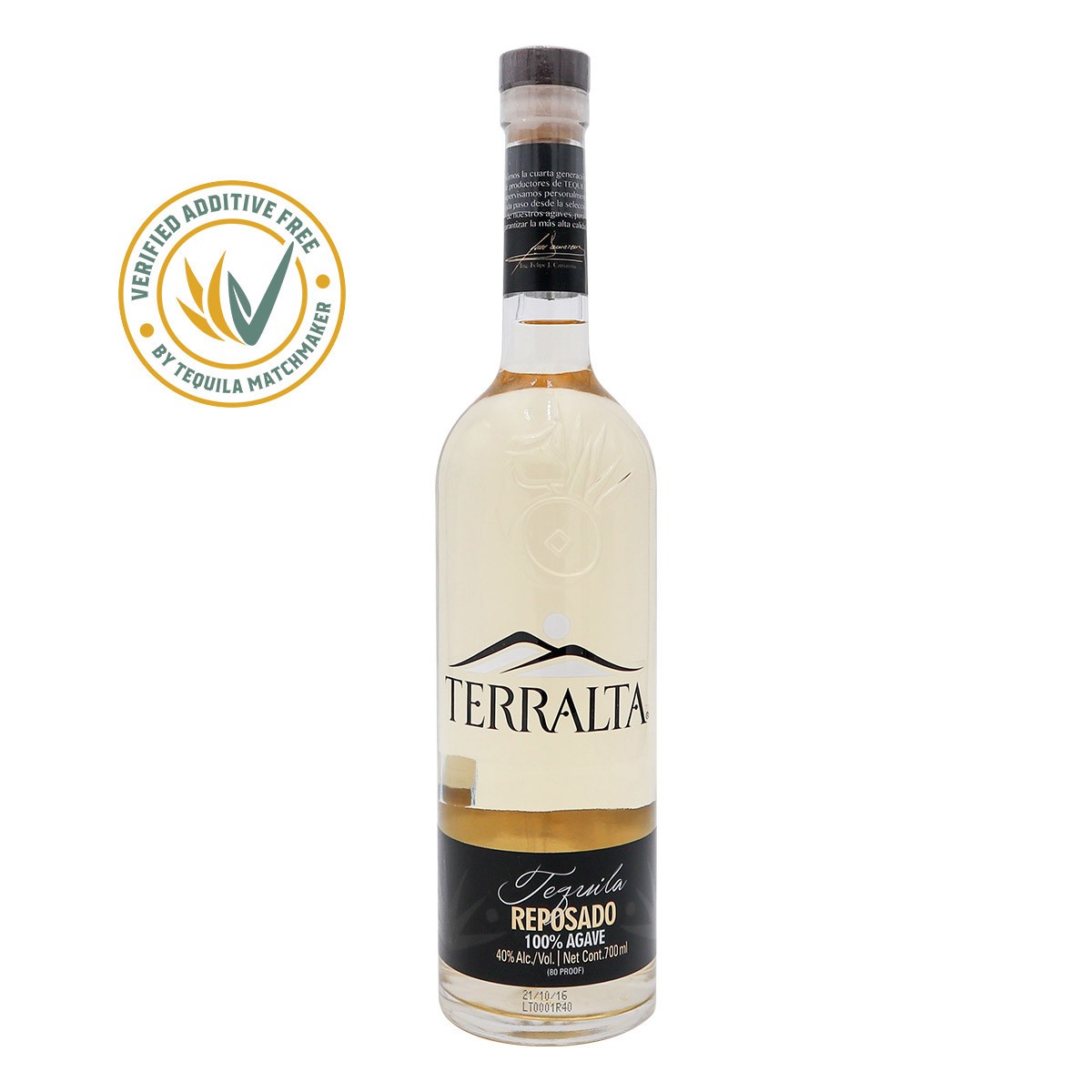 TEQUILA TERRALTA REPOSADO 40% (1 X 0.7 L)