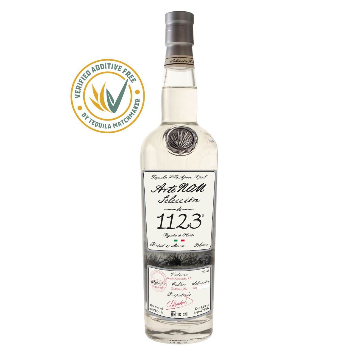 ARTENOM SELECCIÓN DE 1123 | TEQUILA BLANCO 43% (1 X 0.7 L)