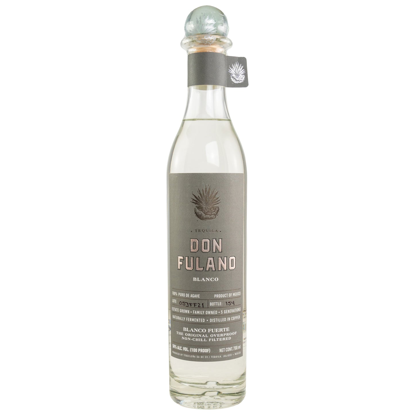 Don Fulano Blanco Fuerte Tequila