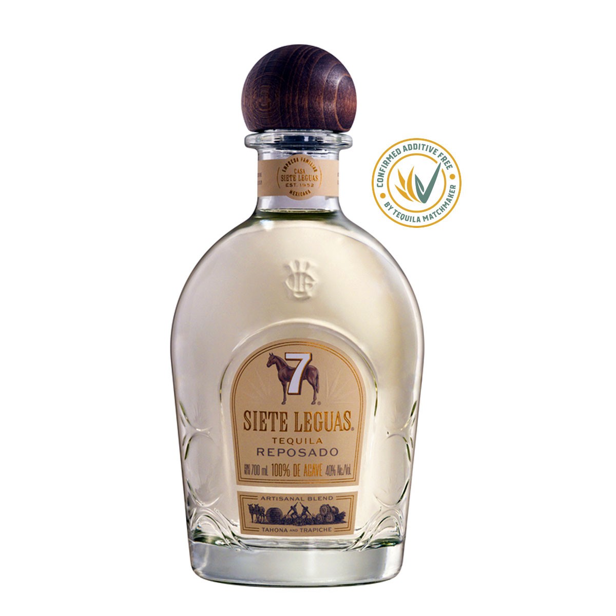 SIETE LEGUAS TEQUILA REPOSADO 40% (1 X 0.7 L)