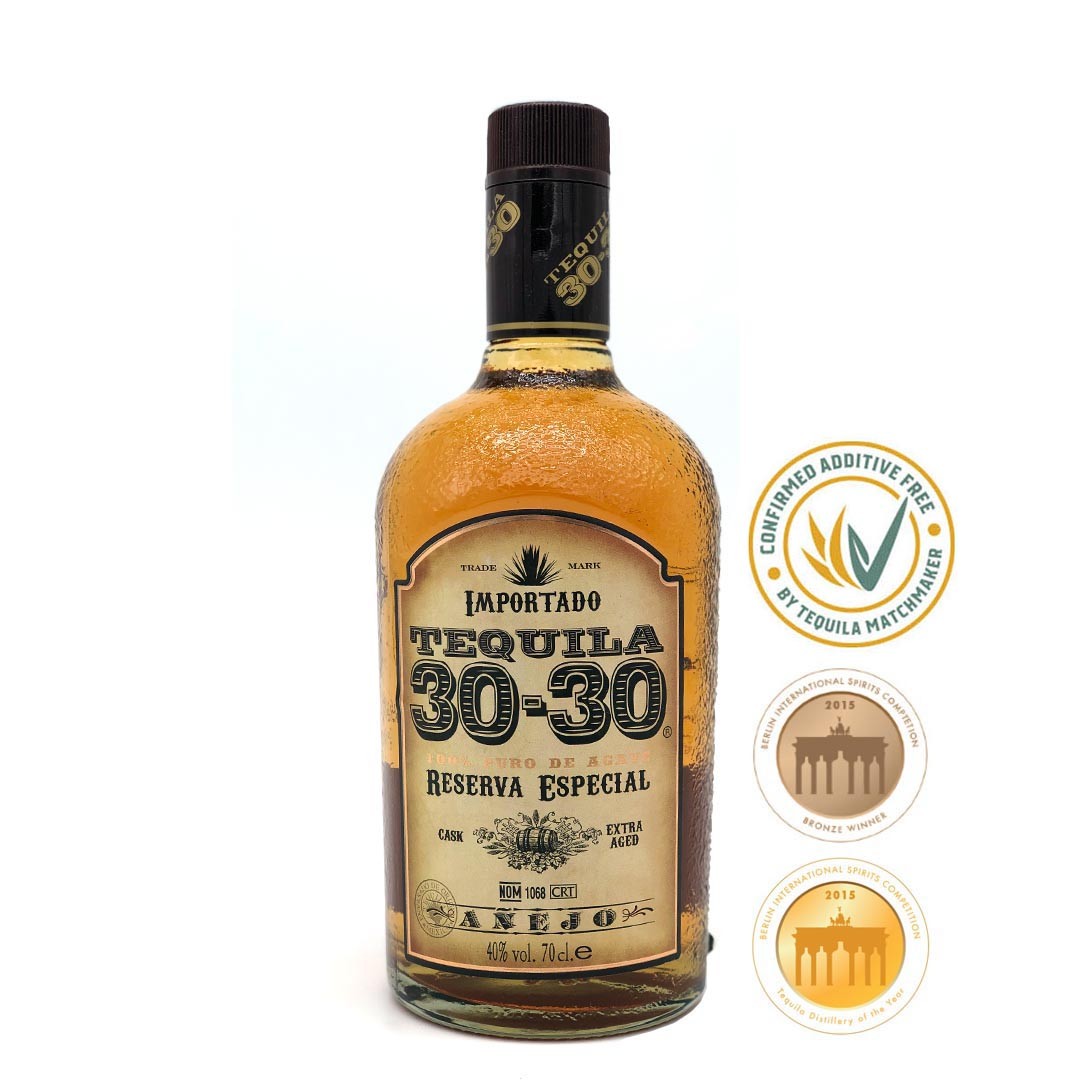 TEQUILA 30-30 RESERVA ESPECIAL | AÑEJO TEQUILA 40% (1 X 0.7 L)