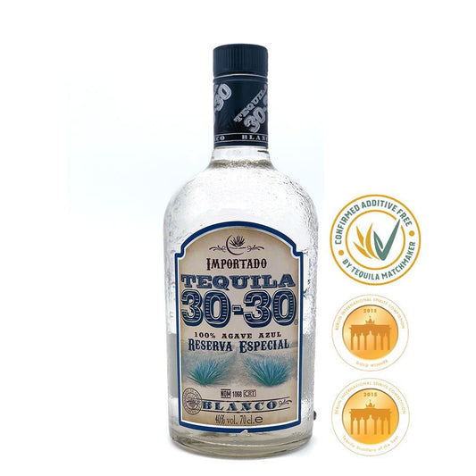 TEQUILA 30-30 RESERVA ESPECIAL | BLANCO TEQUILA 40% (1 X 0.7 L)